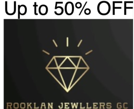 Rooklan Jewellers up to 50% OFF e-coupon