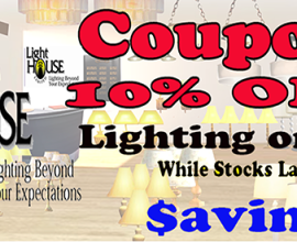 Light House 5% or 10% e-coupon
